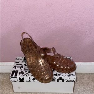 Bamboo Bronze Jelly Sandals